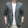 Summer Ice Silk Suit Men's Casual Sun-protective Clothing Small Suit Light and Thin Spring and Autumn Single Western Jacket Top