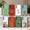 Cute Tiger Art Phone Case For Samsung Galaxy A73,A72,A71,A70,A53,A52,A51,Others Soft Black Shell