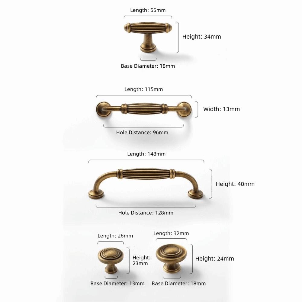 American Vintage Drawer Pulls Nordic Style Long Handles Vintage Furniture Handles Kitchen Cabinet