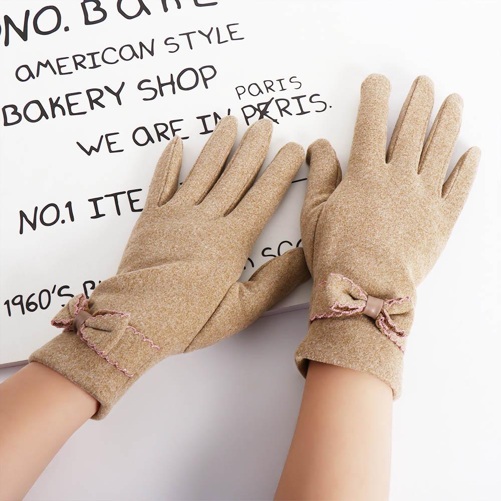 Accessories Full Finger Gloves Korean Style Mittens German Fleece Women's Gloves