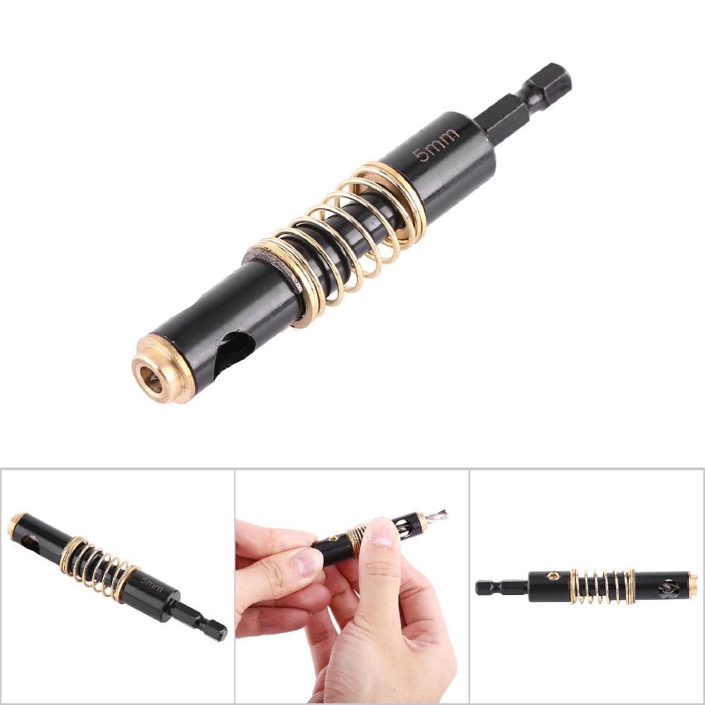 Spring-Loaded Guide Hinge Drill Bit 5mm Diameter Cabinet Drill Bit For Door Hinge Installation