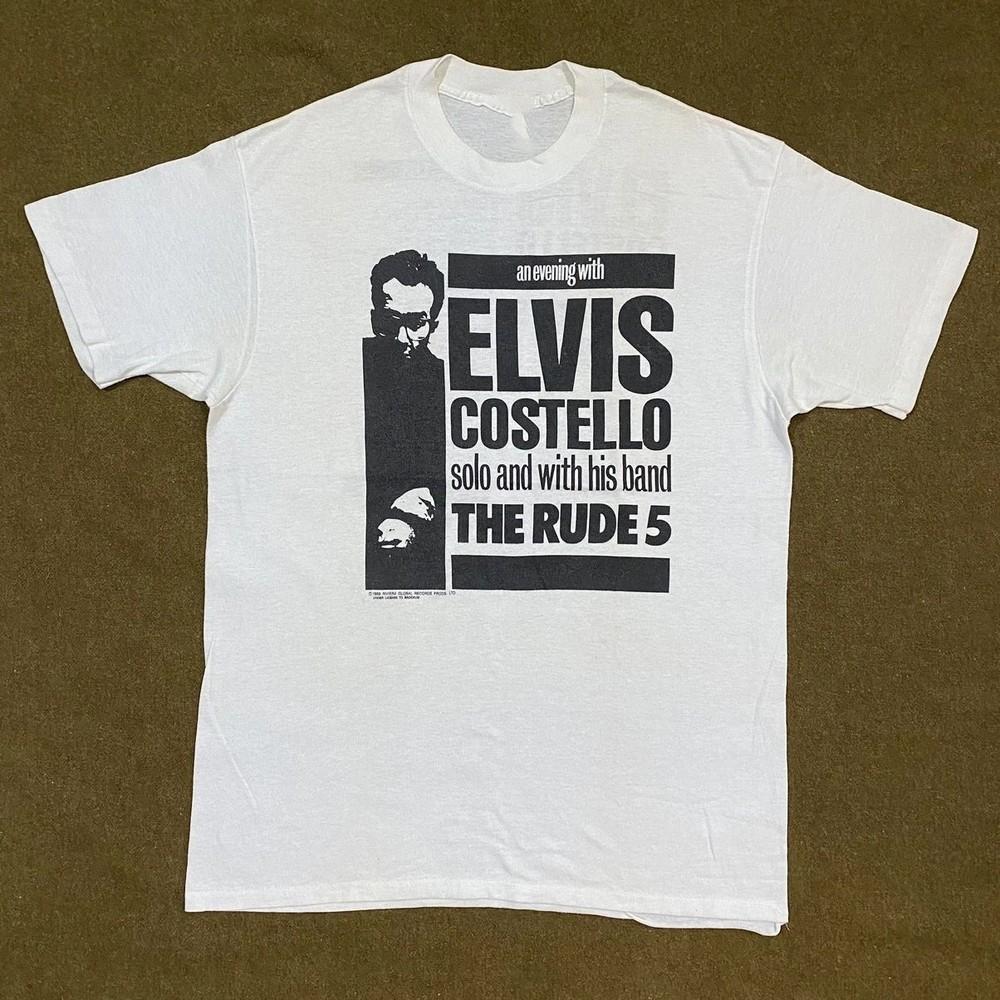 Elvis Costello The Rude 5 Concert T-shirt