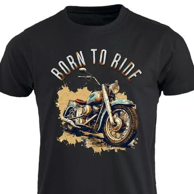 Maglietta Ciclista Naturale Maglietta Motociclista Maglietta Moto Bici Elicottero Cafe Racing Estate Uomo Donna
