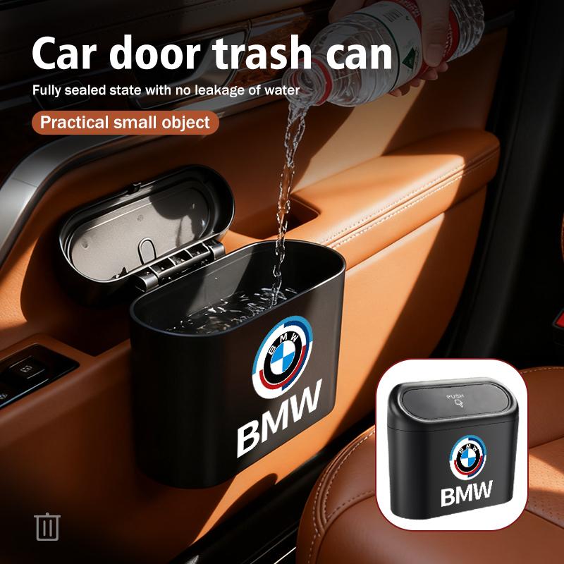 Car Door Hanging Trash Can Storage Box Auto Accessories For BMW M E87 E30 E46 E28 E39 F18 F35 G03 F10 E93 F20