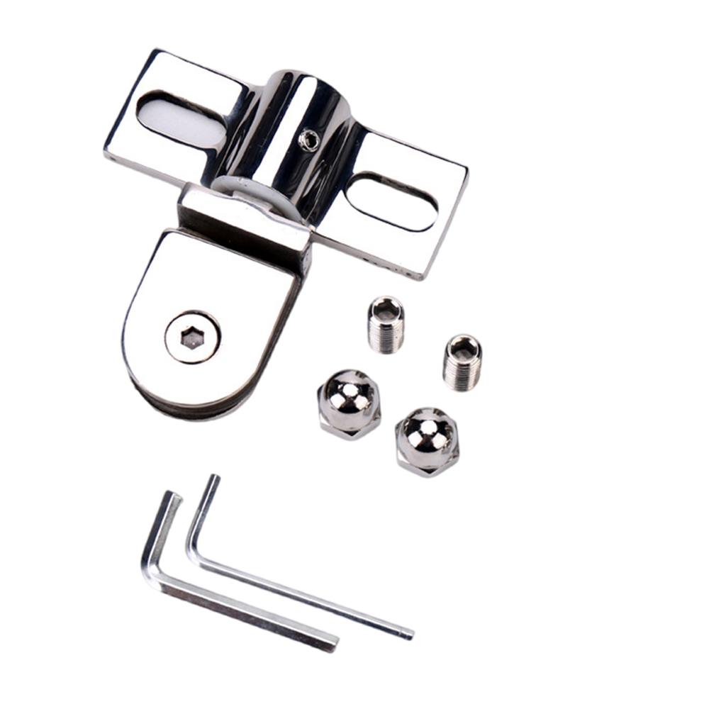 Thickened Stainless Steel/Alloy Shower Door Hinges with 90 Degree Rotation for 8 12mm Glass Door Daily Casual Use