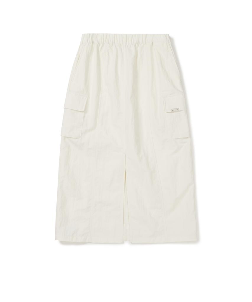 SNOWPEAK APPAREL Cample Flare Skirt (S25Swcsk11) Butter Ivory