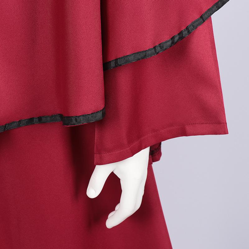 Płaszcz Czarodzieja Grim Reapera z Długim Rękawem i Kapturem - Kostium na Halloween i Cosplay