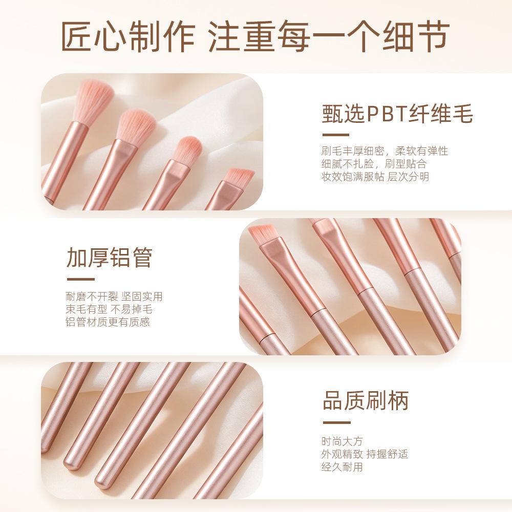 5 Eye Makeup Brush Sets Made In Cangzhou, Soft-Haired Eyeshadow Brush, Smudge Brush, Beauty Tools