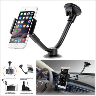Portable Car SUV Long Arm Phone Tablet Clip 5'' 7'' Holder For iPhone Sumsang