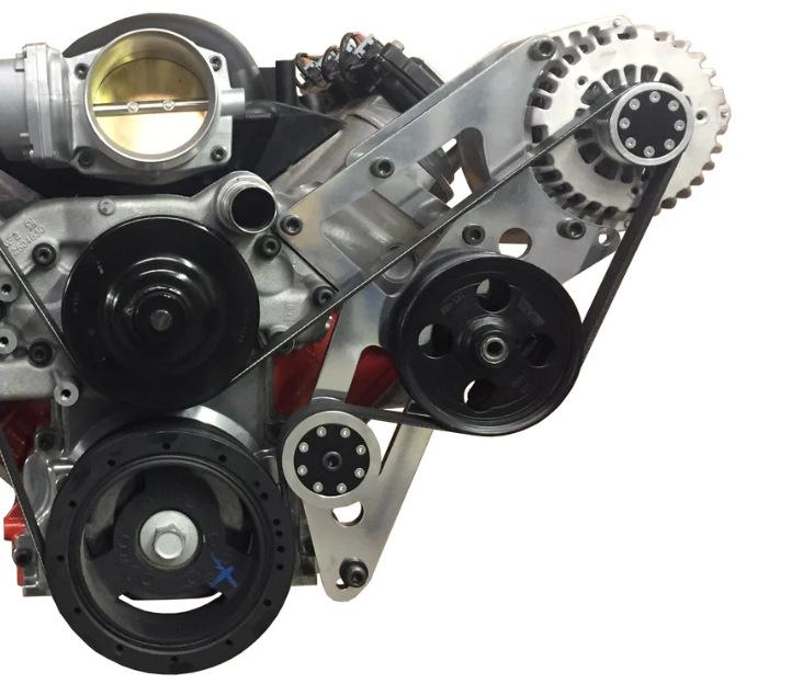 Chevrolet GM LS Corvette Power Steering Bracket Conversion Kit