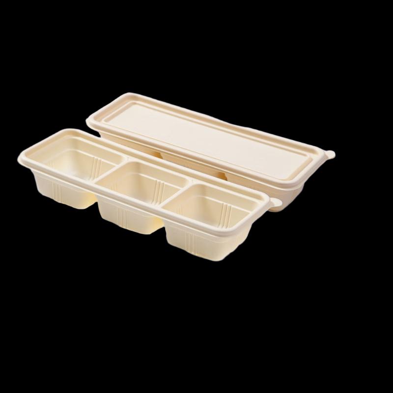Mr. Corn Biodegradable Cornstarch Lunch Boxes