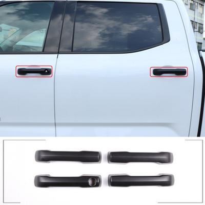 Mattschwarze Außen Türgriffabdeckung Verkleidung Für Toyota Tundra +