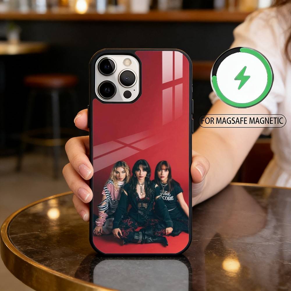 

Band T-The W-Warning Phone Case For iPhone17,16,15,14,13,12,11 Plus,Pro Max Magnetic For Magsafe Wireless Charging iPhone15Plus