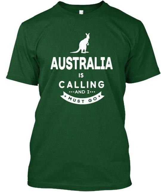 

Australia Is Calling - And I Must Go TTshirt Made in the USA Size S to 5XL M