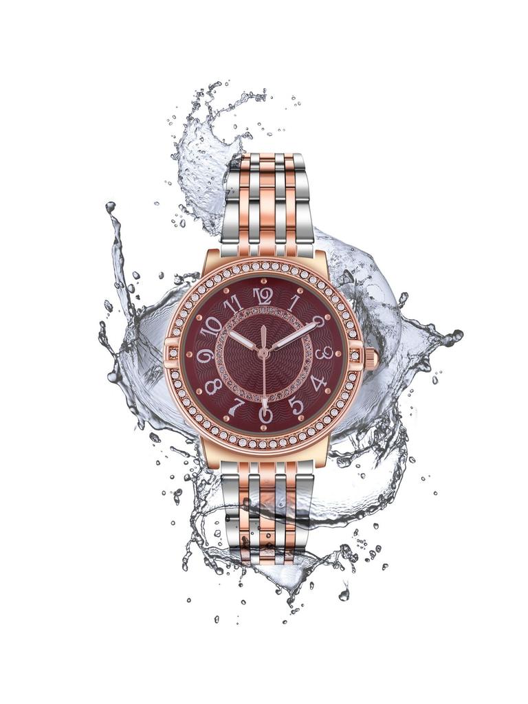 Fashion Light Luxury Room Gold Diamond Casual Women'S Steel Belt Watch