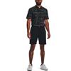 Under Armour Iso Chill Polo Shirts Men's Black Polo Collar Moderate Straight Fit 1377365-001