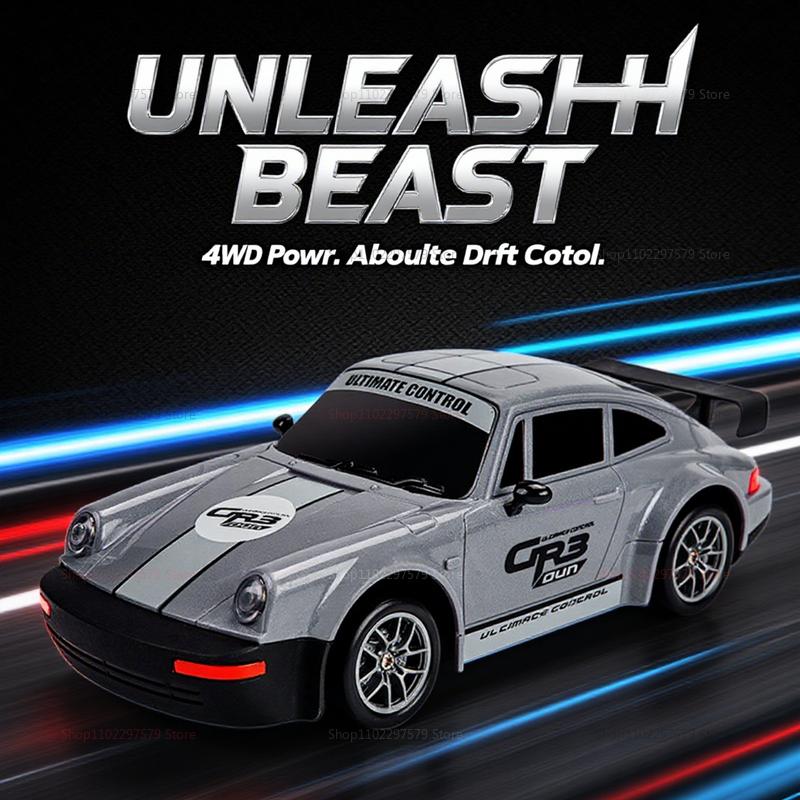 New 1/24 RC Cars Remote Control Vehicle with LED Lights 2.4GHz 20KM/H 4WD High Speed RC Car Drifting Tires Racing Toys Adult Kid