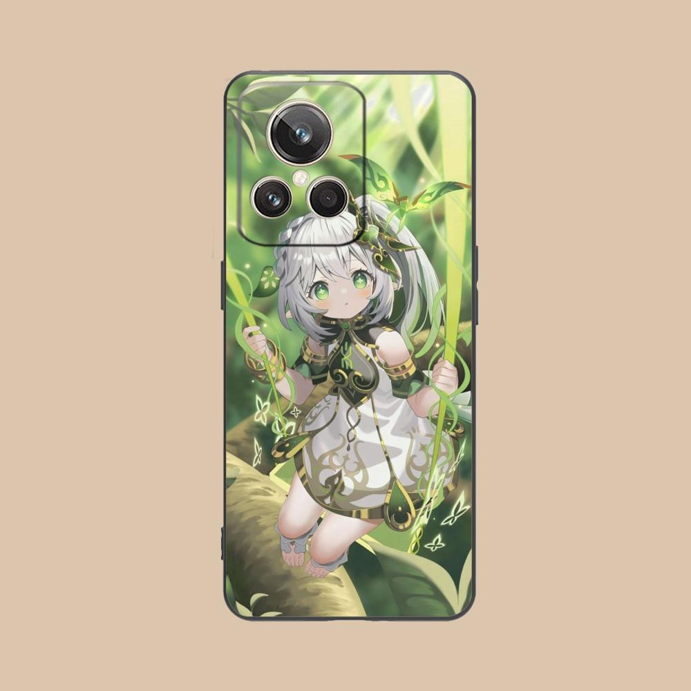 Game GI Nahida Matte TPU Mobile Phone Case for Realme GT 8 Neo Pro C75 73 71 C67 65 C55 53 C35 31 C20 15 Colorful Cover