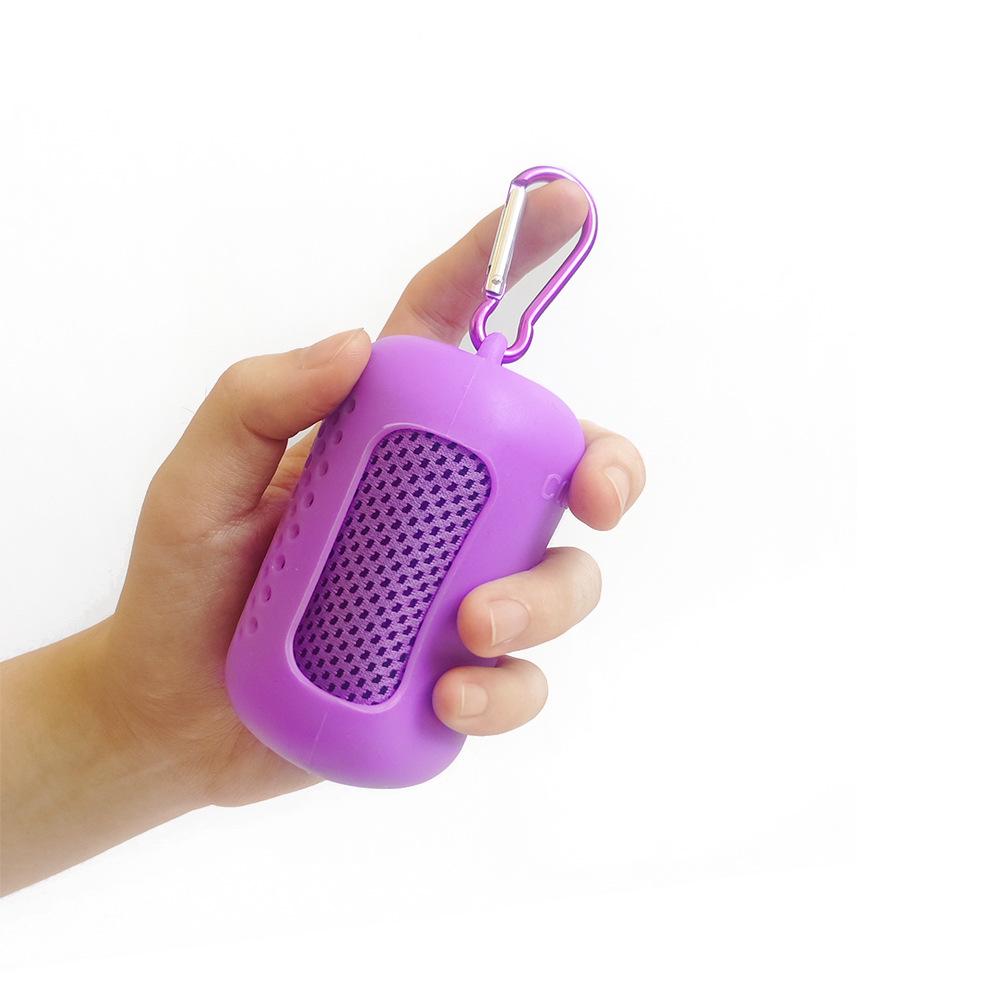 

Женское быстросохнущее охлаждающее спортивное полотенце - Ледяной шелк для фитнеса на открытом воздухе 30*100CM Rectangular фиолетовый