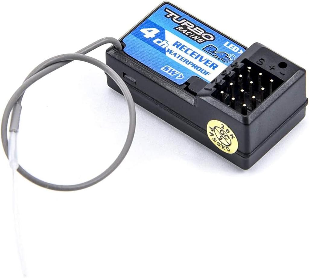 UltraPower TURBO RACING 4-Channel Waterproof 2.4GHz Radio (RX41)