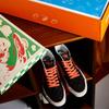 Vans Miro&Wujo X  SK8 Rabbit Year Limited High-Top Skate Shoes Unisex Sneakers Black Orange VN0A4BVTY8J