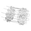Stainless Steel Roaster Electric Oven Barbecue Skewers Needle Cage Set BBQ Grill Accessory