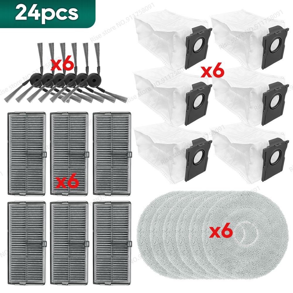 Compatibil pentru Mova P50 Pro Ultra, Mova P10 Pro Ultra Accesorii Perie Tricut Filtru Hepa Lavetă Mop Sac de Praf