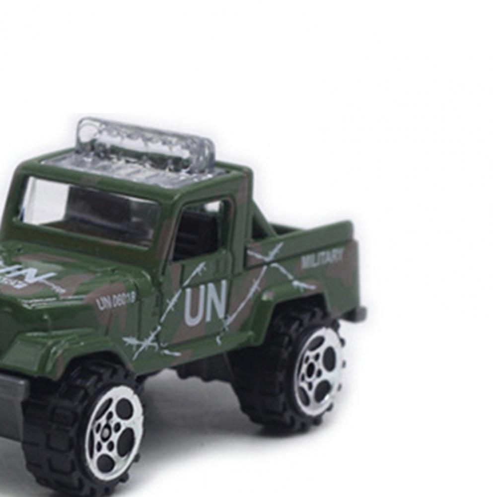 Giocattolo di camioncino in scala 1/64, 4 pezzi, modello di veicolo fuoristrada, giocattolo da corsa realistico in lega per kit di modelli di auto
