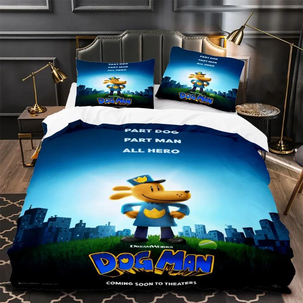 Poszewka na kołdrę i poduszkę z nadrukiem 3D w kształcie psa, komplet pościeli, rozmiar podwójny, rozmiar queen, rozmiar king, do dekoracji sypialni