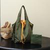 Nylon Drawstring Design Handbag Reusable Shopping Eco Bag Creative Foldable Shopping Bag  Shopping