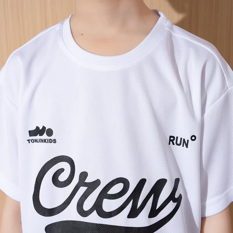 Tangshi Boys' Summer Casual T-Shirt & Pants Two-Piece Set