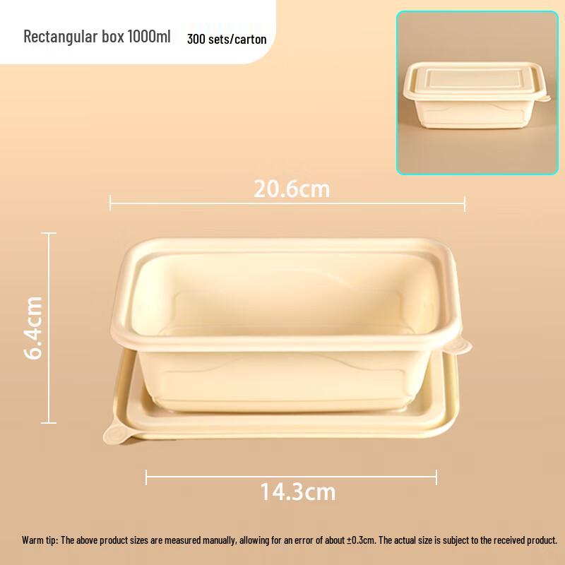 JianJian Biodegradable Corn Starch Disposable Food Containers