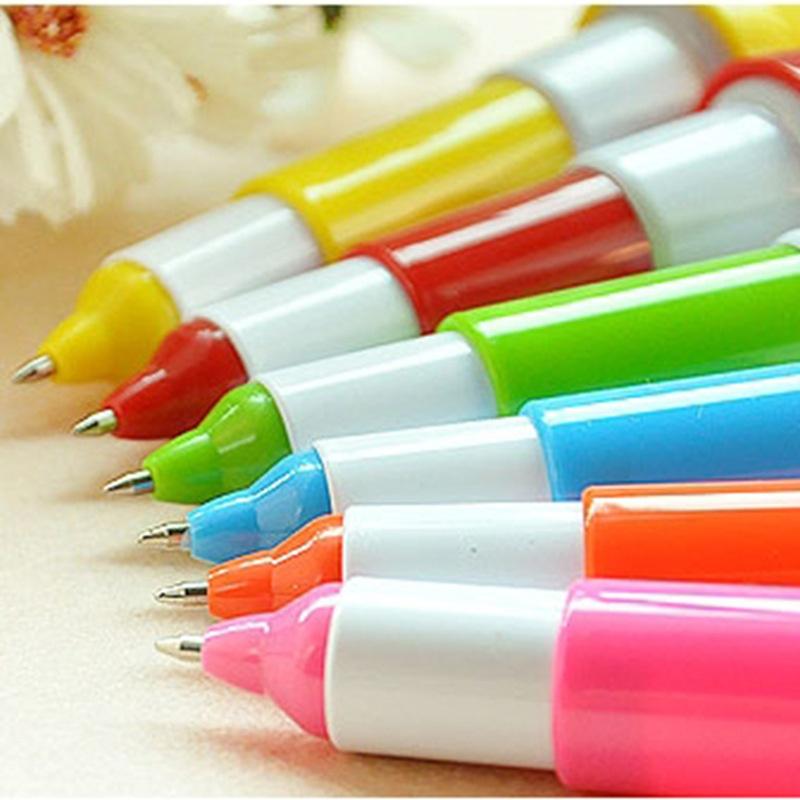 5pcs Ballpoint Pen Creative Stationery Simulation Fun Bowling Pen Student Gifts