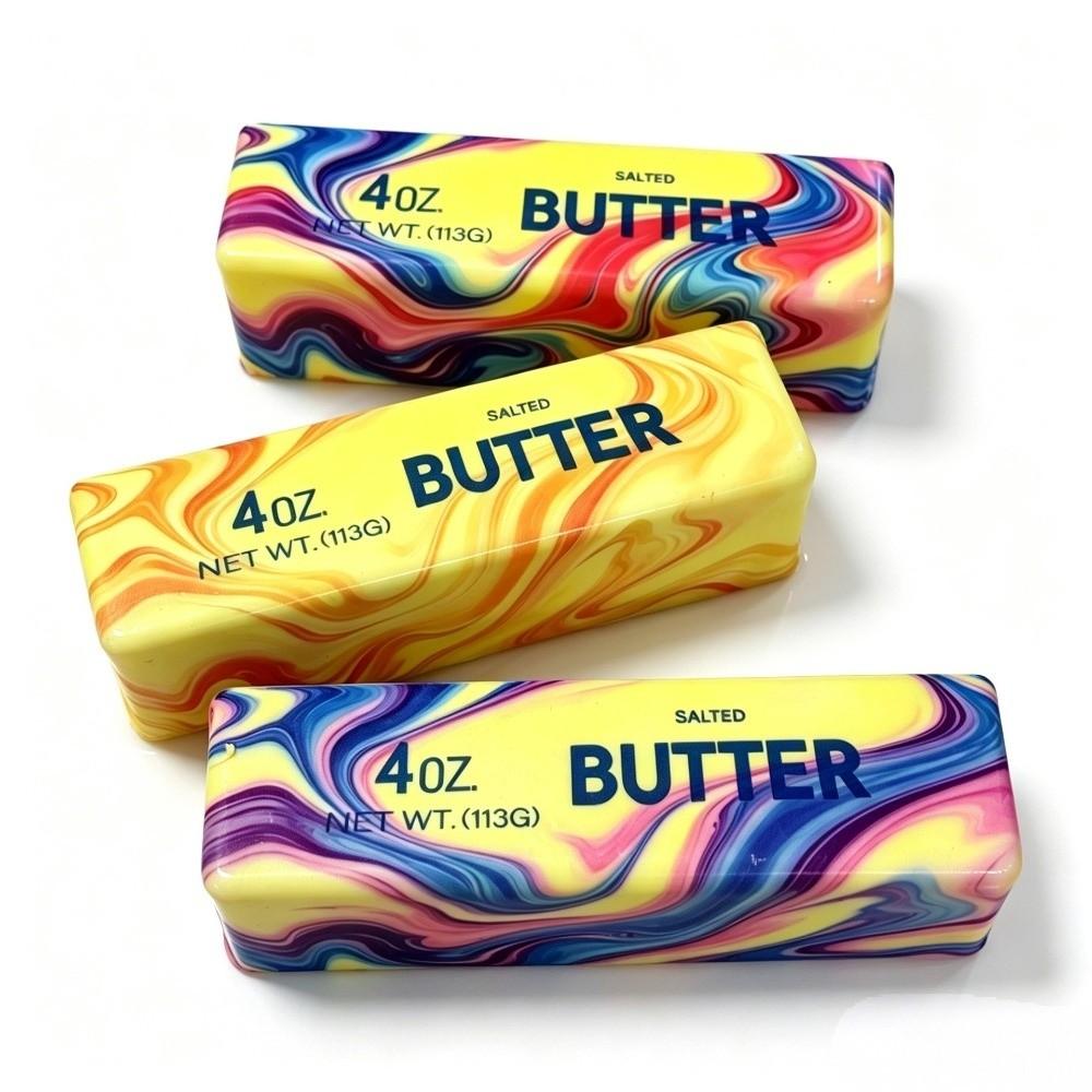 Stress Relief Squeeze Butter Toy Slow Rebound Simulated Butter Pinch Toy Relaxing Gift
