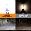 2 Adet 20000LM H7 LED Far Ampulleri 60W Mini Kablosuz CSP Araba Farı Fanlı Oto Diyot Lambaları H7 Turbo Led Otomobil Işıkları Canbus 12V 6500K Beyaz