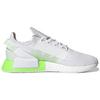 Adidas NMD R1 V2 White Signal Green Unisex Sneakers Footwear-White GX4985