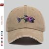 pc Unisex Multicolor Fishbone Pattern Printed Baseball Cap Casual Travel Decorative Sun Hat Comfortable Lightweight MultiCo