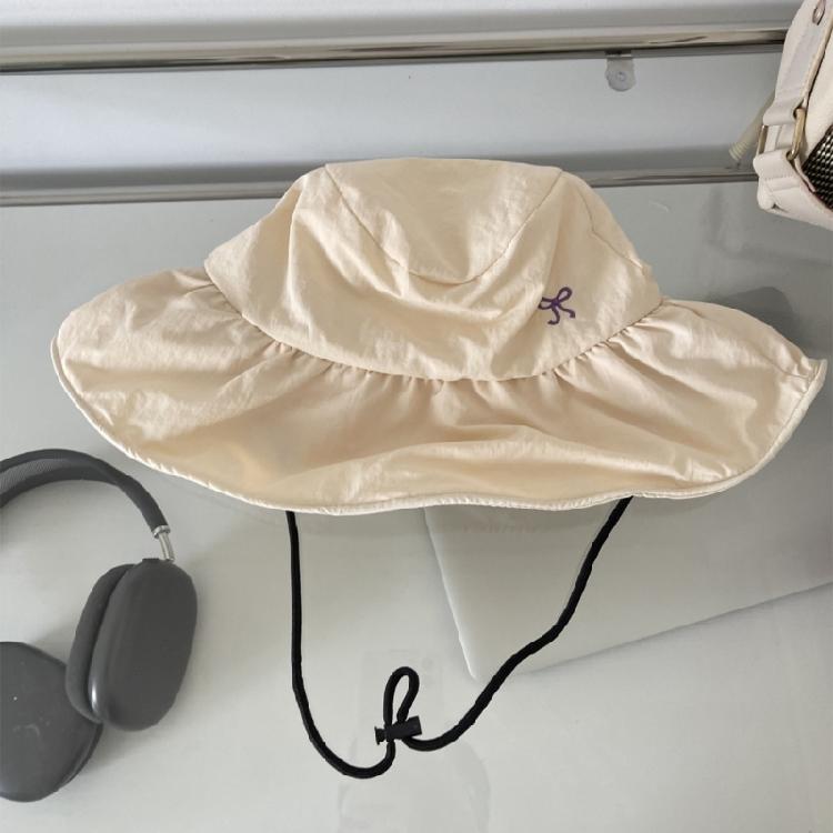 Breathable Bucket Hat Female Beach Sun Hat Outdoor Hiking Fishing Sunproof Hat