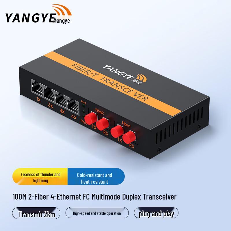 Yangye 100Mbps Fiber Optic Media Converter