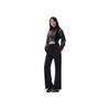 Li Ning Fitness Series Logo Stitching Elastic Drawstring Casual Pants Women pants AKLVE14-1