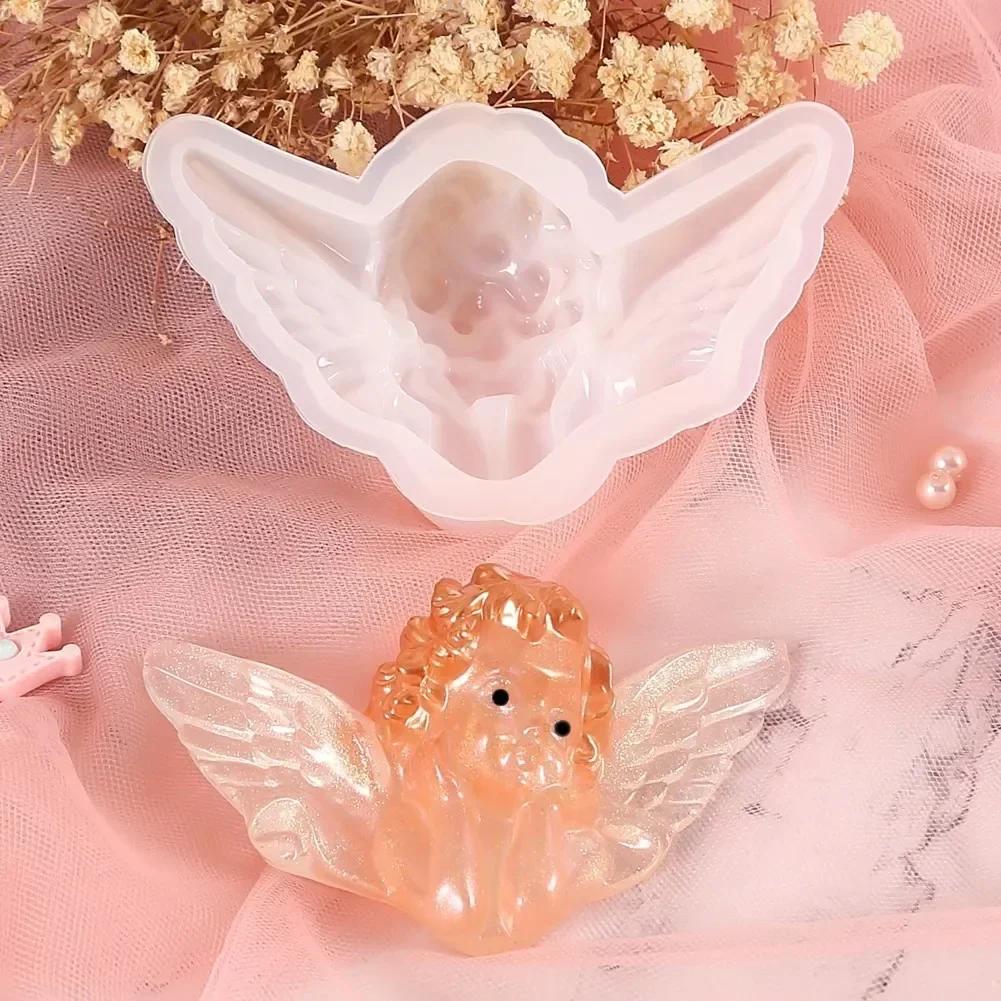 

Сделай сам Ангел/Русалка Силиконовая форма для мыла 3D Портрет Гипс Свеча Эпоксидная смола Инструмент для изготовления Ручная работа Шоколад Кубики льда Набор для выпечки