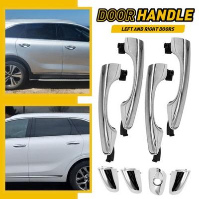 Exterior Rear Front Door Handle Set For 2016- Kia Sorento Left & Right 1/2/4