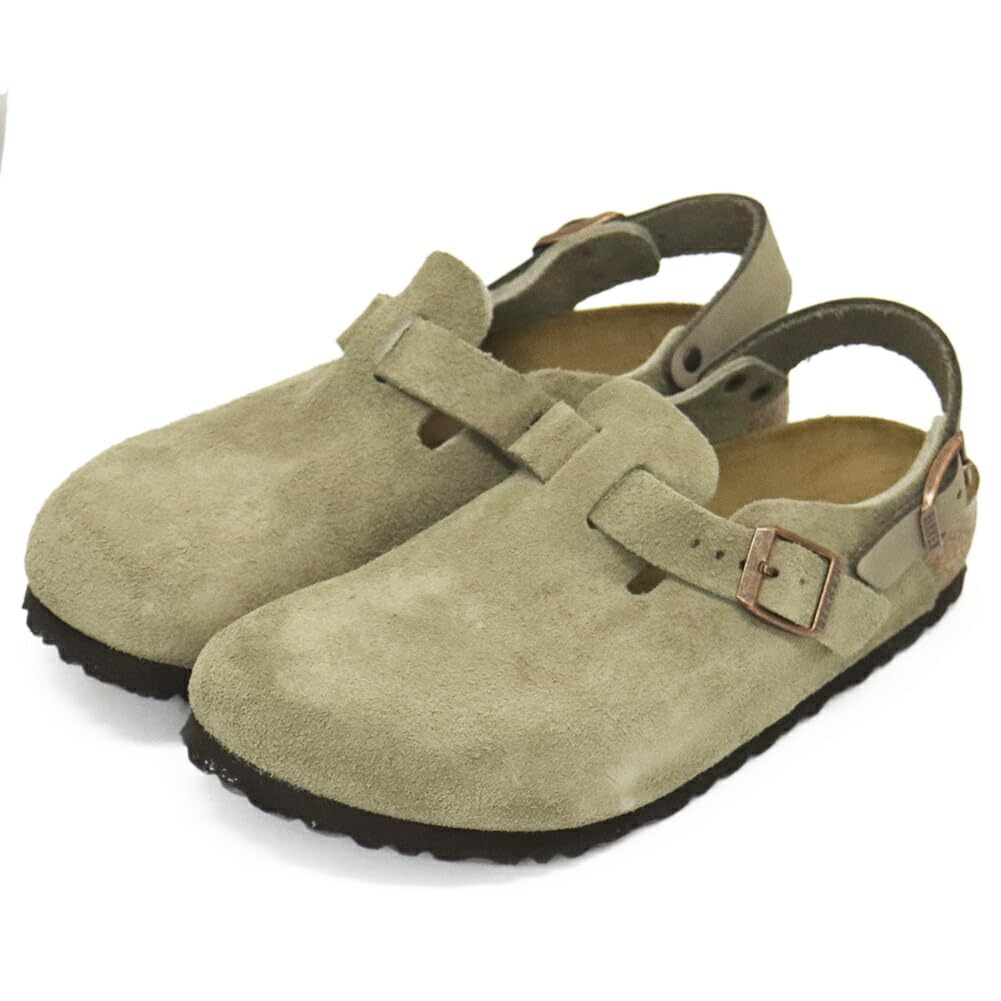 

BIRKENSTOCK 1028323 TOKIO Замшевая кожа Узкие 37см Сандалии, Серо-коричневый, Ширина, (приблизительно. 9,8 дюйма).
