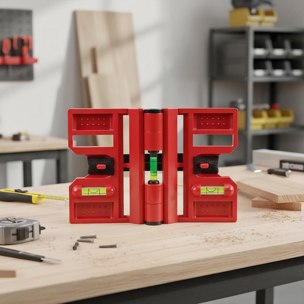 Corner Level Magnetic Foldable Adjustable Accessories Magnetic Post Level For Window Installation Ceiling Flooring Repair