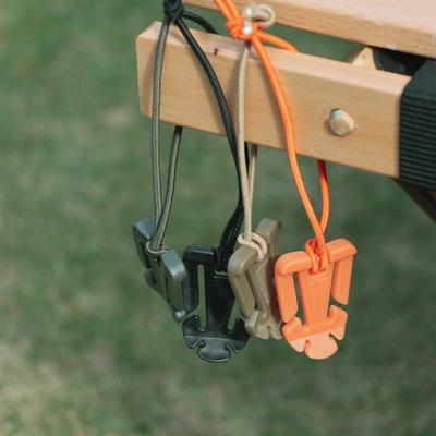 2Pcs Hanging Buckle Backpack Tactical Gear Clip Durable Lightweight Elastic Latch Hooks