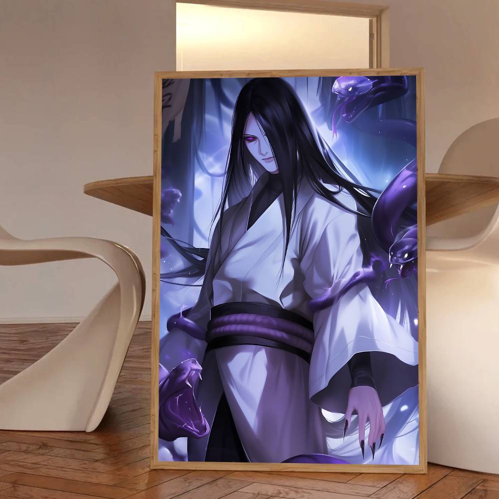 Anime Cool Character O-Orochimaru Posters HD Print Vintage Wall Art Decor for Home Study Room
