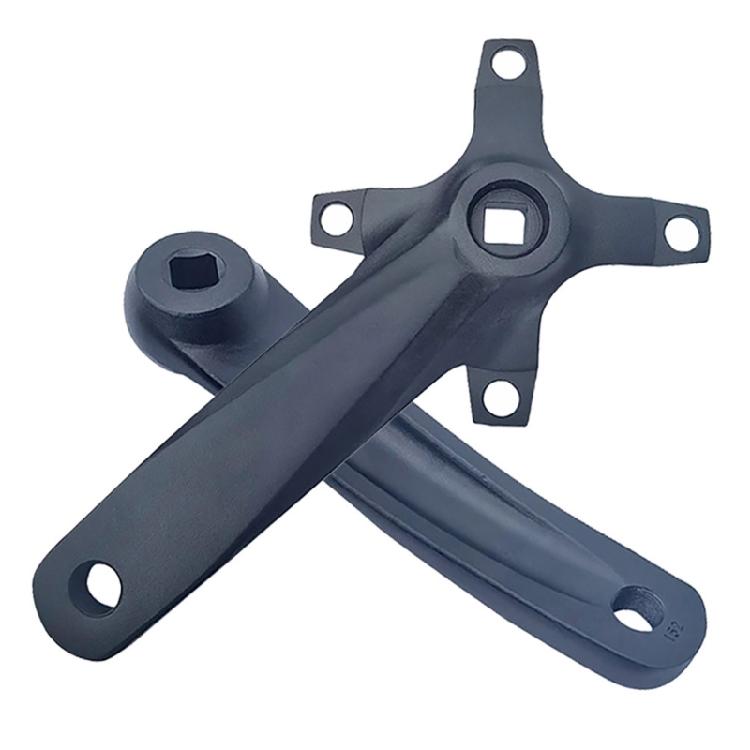 Bicycles Crankset 152mm Bike Crank Arm, Aluminium Alloy Double Single Chain Crank Set for Folding Bikes, Mountain Bikes