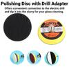 Windshield Scratch Remover Set Glass Polishing Kit Abrasive Discs Polish Pads for Any Windscreen Rear or Side Windows