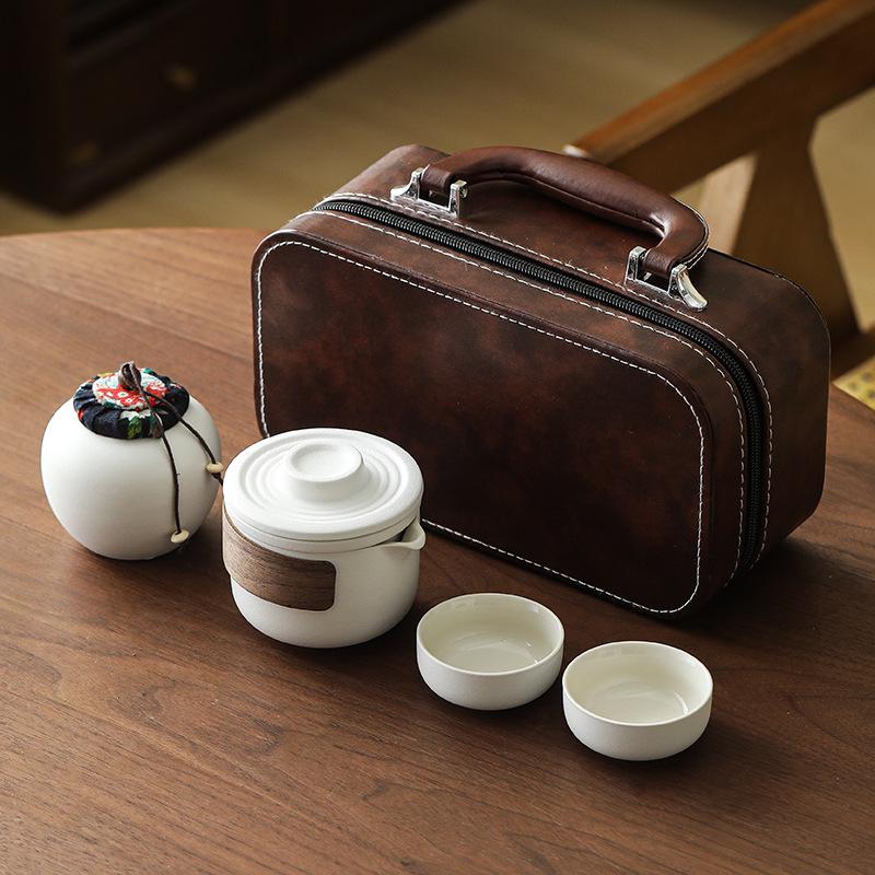High-End Business Souvenir Tea Set: On-the-Go Gift for Clients & Friends
