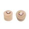 Baby Tooth Keepsake Box Portable Collection Box Wooden Baby Box Tooth Fairy Box Tooth Container Case for Birthday Gift Kids Baby